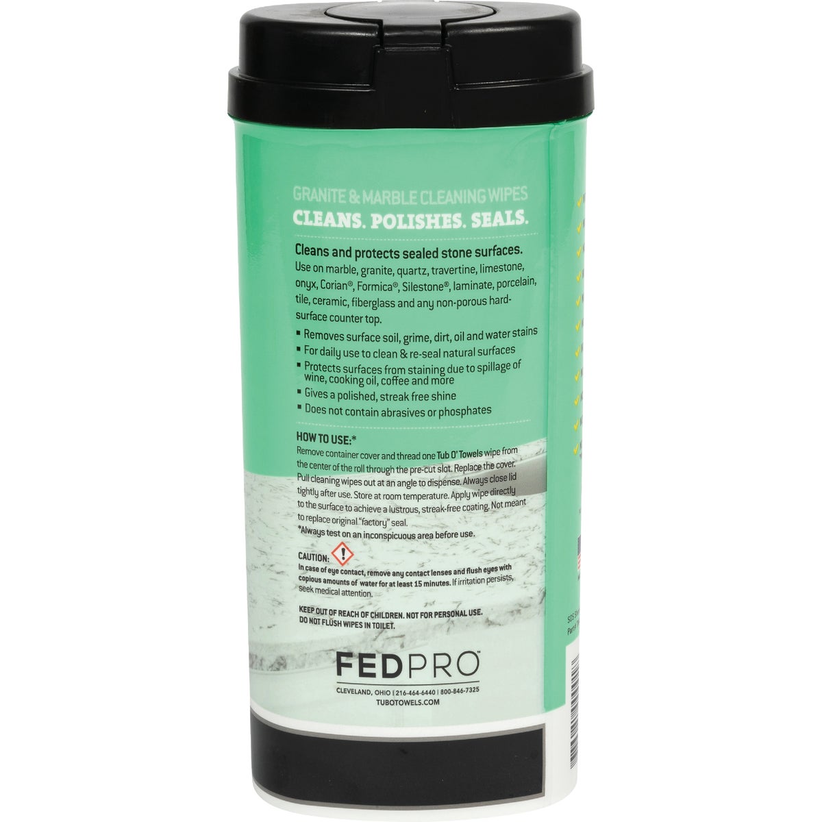 Tub O'Towels Granite & Marble Wipes (40-Count) Image 3