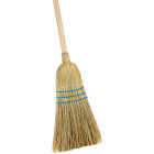 Reynera 13 In. W. x 56.4 In. L. Natural Hardwood Handle Good Quality Corn Broom Image 1