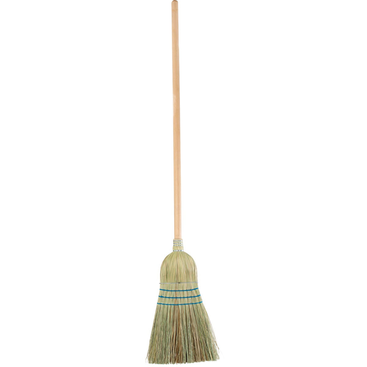 Reynera 13 In. W. x 56.4 In. L. Natural Hardwood Handle Good Quality Corn Broom Image 2