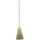 Reynera 13 In. W. x 56.4 In. L. Natural Hardwood Handle Good Quality Corn Broom Image 2