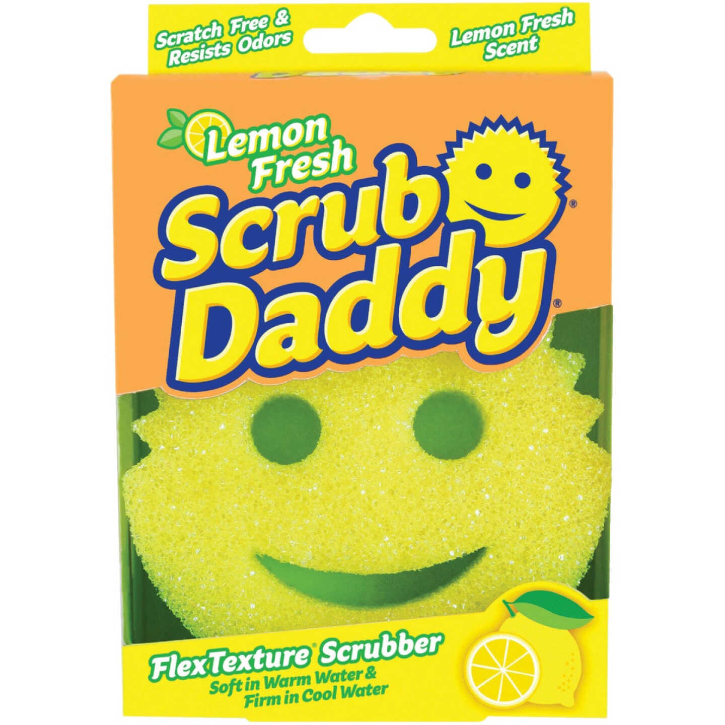 Scrub Daddy Lemon Fresh FlexTexture Cleansing Pad Image 1