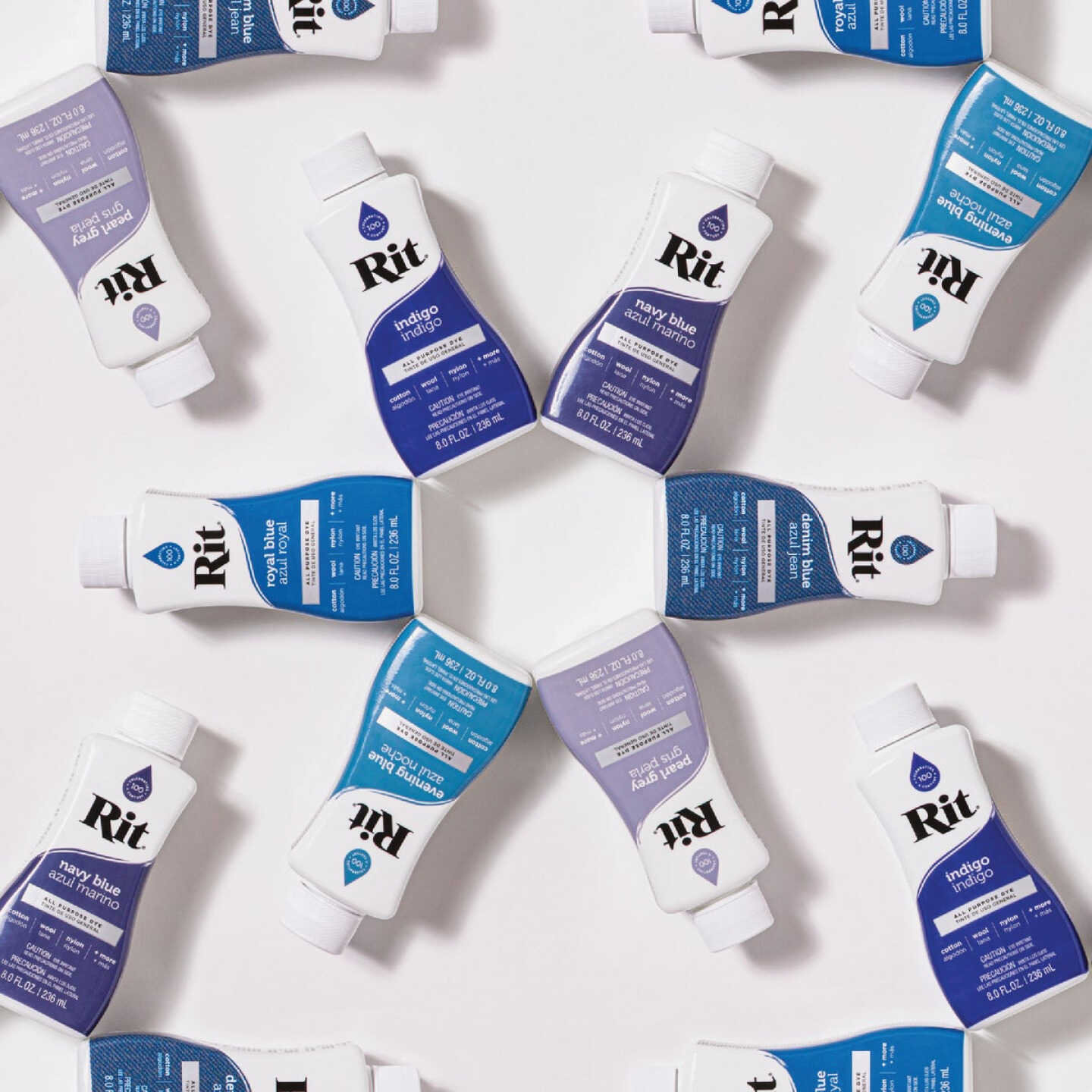 Rit Navy Blue 8 oz Liquid Dye Image 5