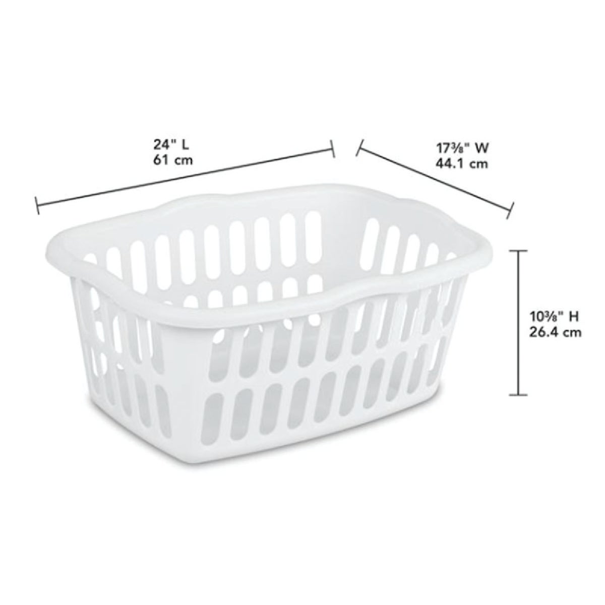 Sterilite 1.5 Bushel Laundry Basket Image 7