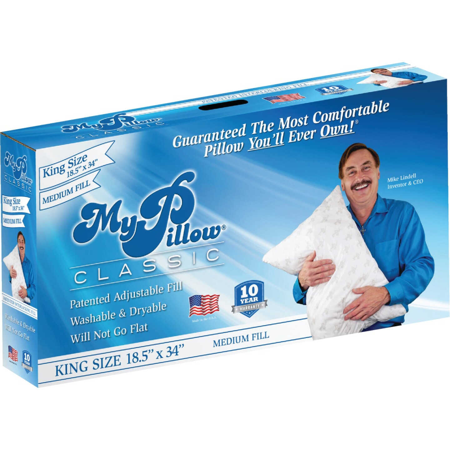 MyPillow Classic King Medium Fill Pillow Image 1