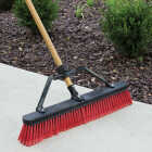 Libman 24 In. W. x 65 In. L. Wood Handle Multi-Surface Industrial Push Broom Image 2