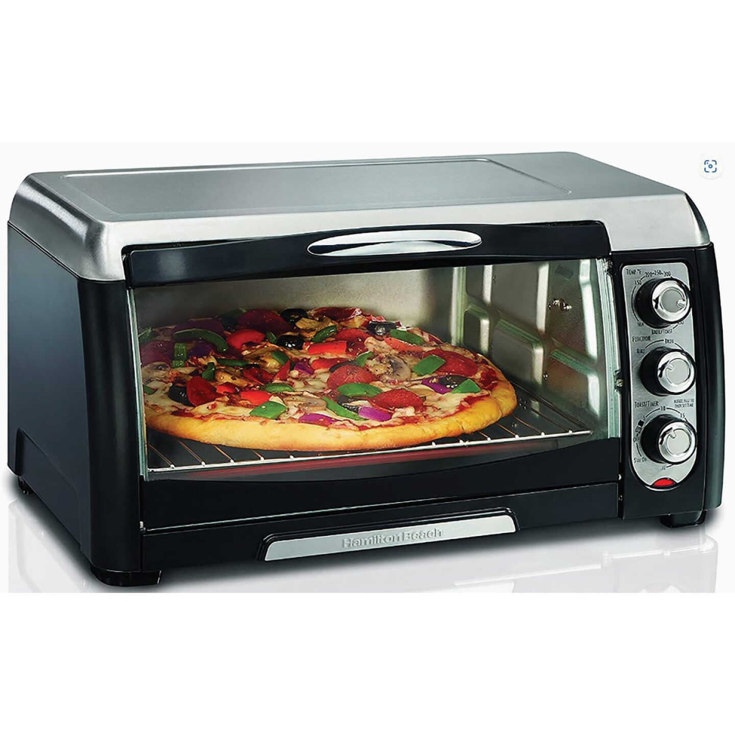 Hamilton Beach 6-Slice Stainless Steel Toaster Oven Image 2