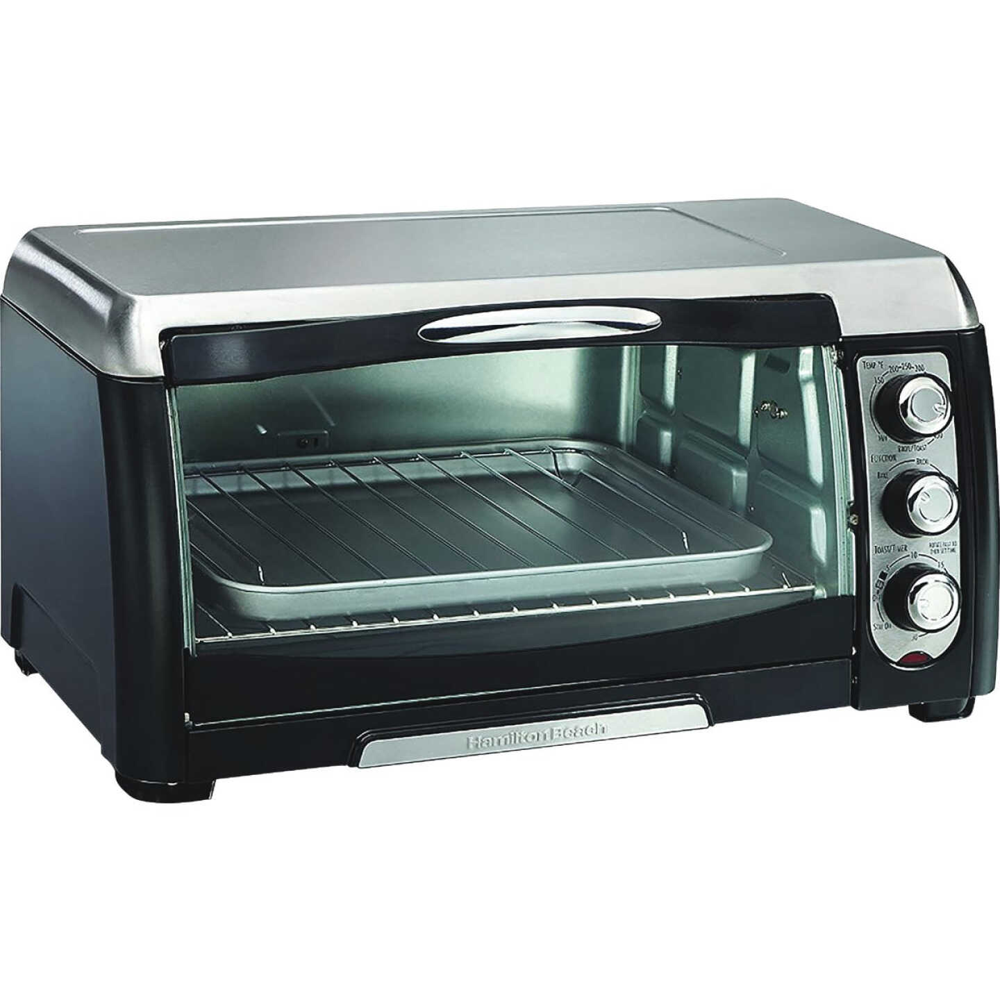 Hamilton Beach 6-Slice Stainless Steel Toaster Oven Image 1