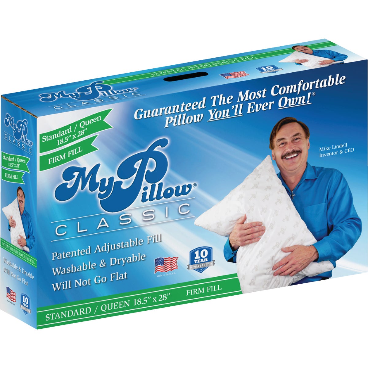 MyPillow Classic Standard/Queen Firm Fill Pillow