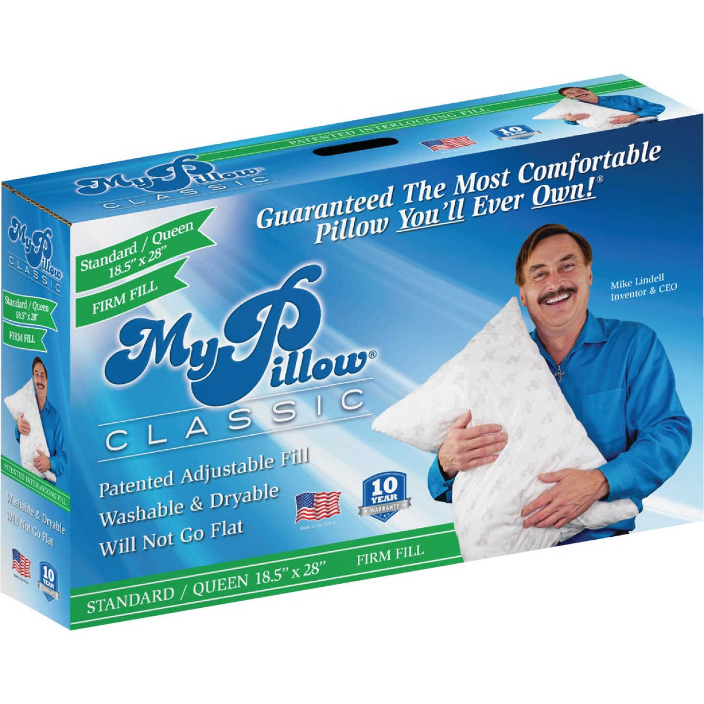MyPillow Classic Standard/Queen Firm Fill Pillow Image 1