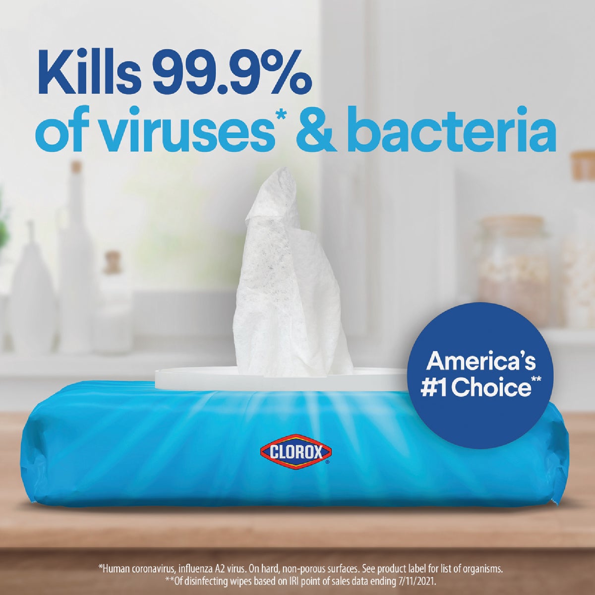 Clorox Crisp Lemon Disinfecting Cleaning Wipes Flexpack (75-Count) Image 4