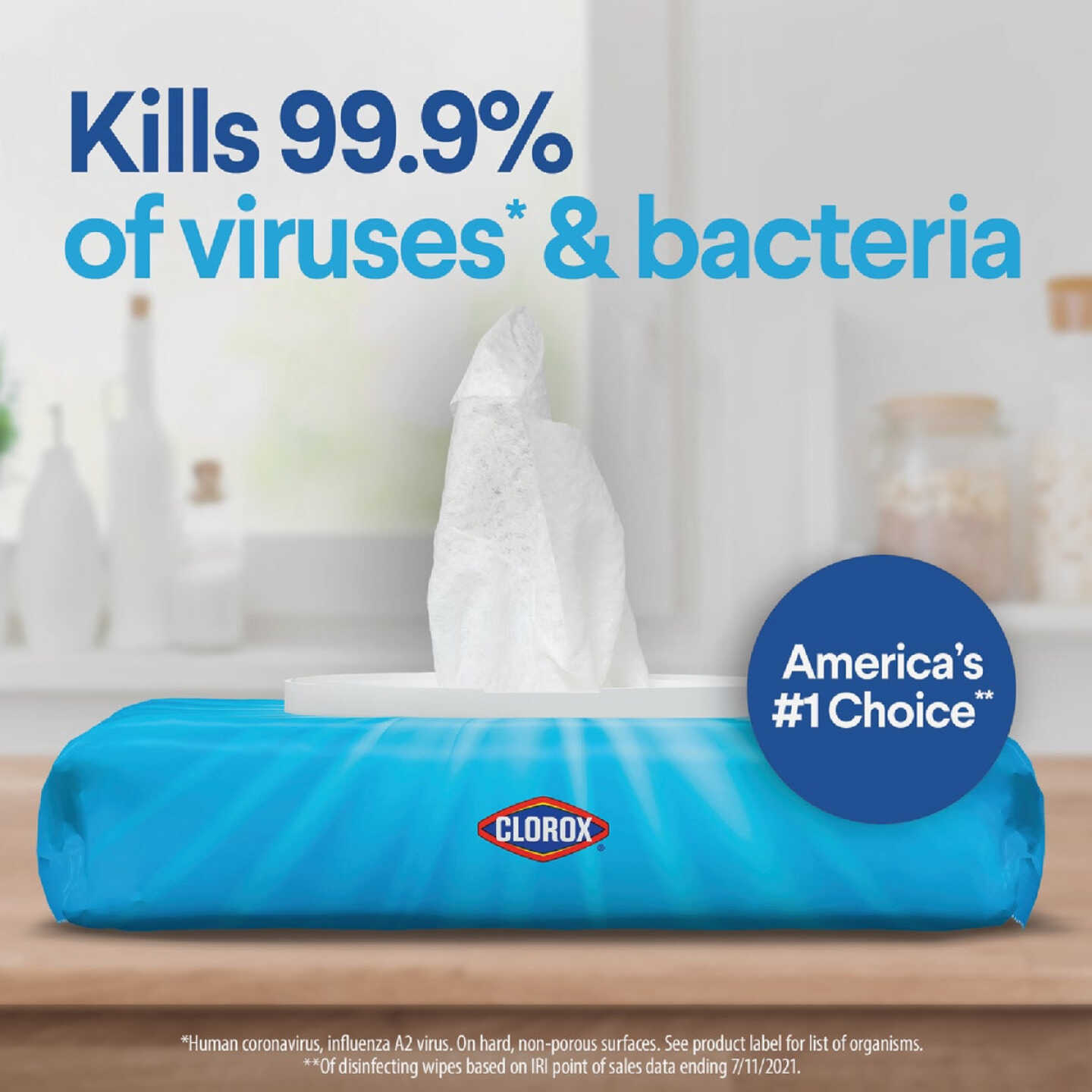 Clorox Crisp Lemon Disinfecting Cleaning Wipes Flexpack (75-Count) Image 4