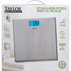Taylor Digital 440 Lb. Stainless Steel Bath Scale, Silver Image 2