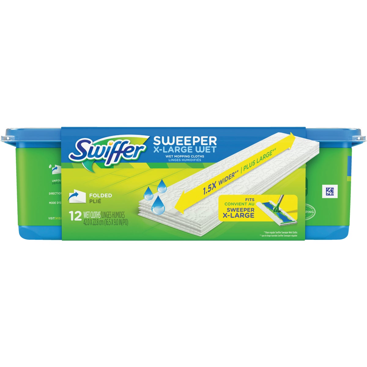 Swiffer Sweeper X-Large Wet Cloth Mop Refill (12-Count) Image 1