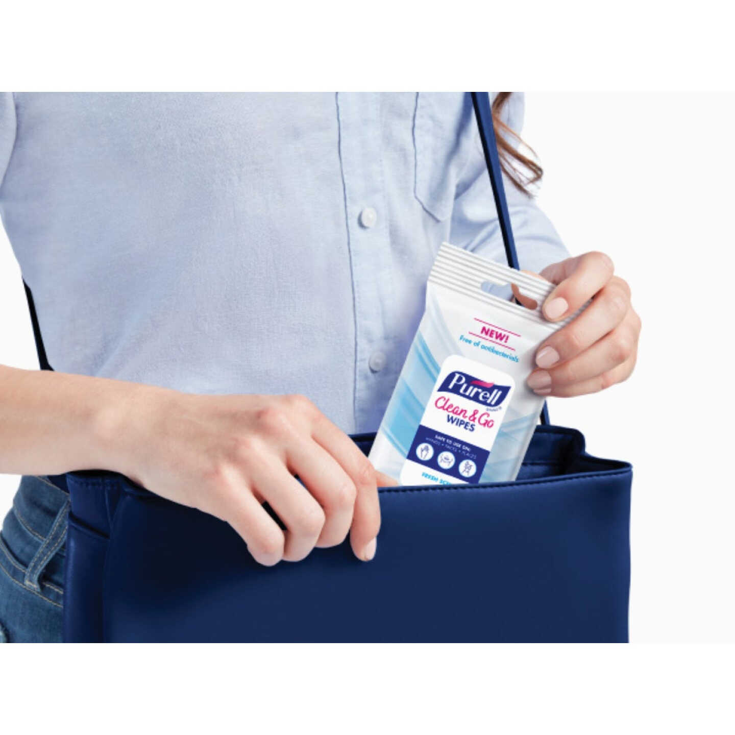 Purell Clean & Go Fresh Scent Skin and Surface Cleaning Wipes (20 Count) Image 6
