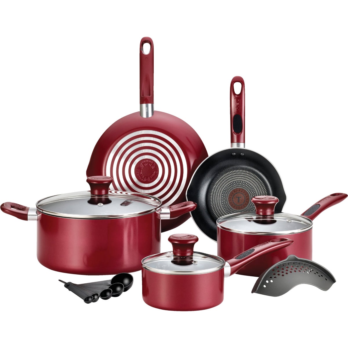 T-Fal Thermo-Spot Non-Stick Aluminum Cookware Set (14 Piece)