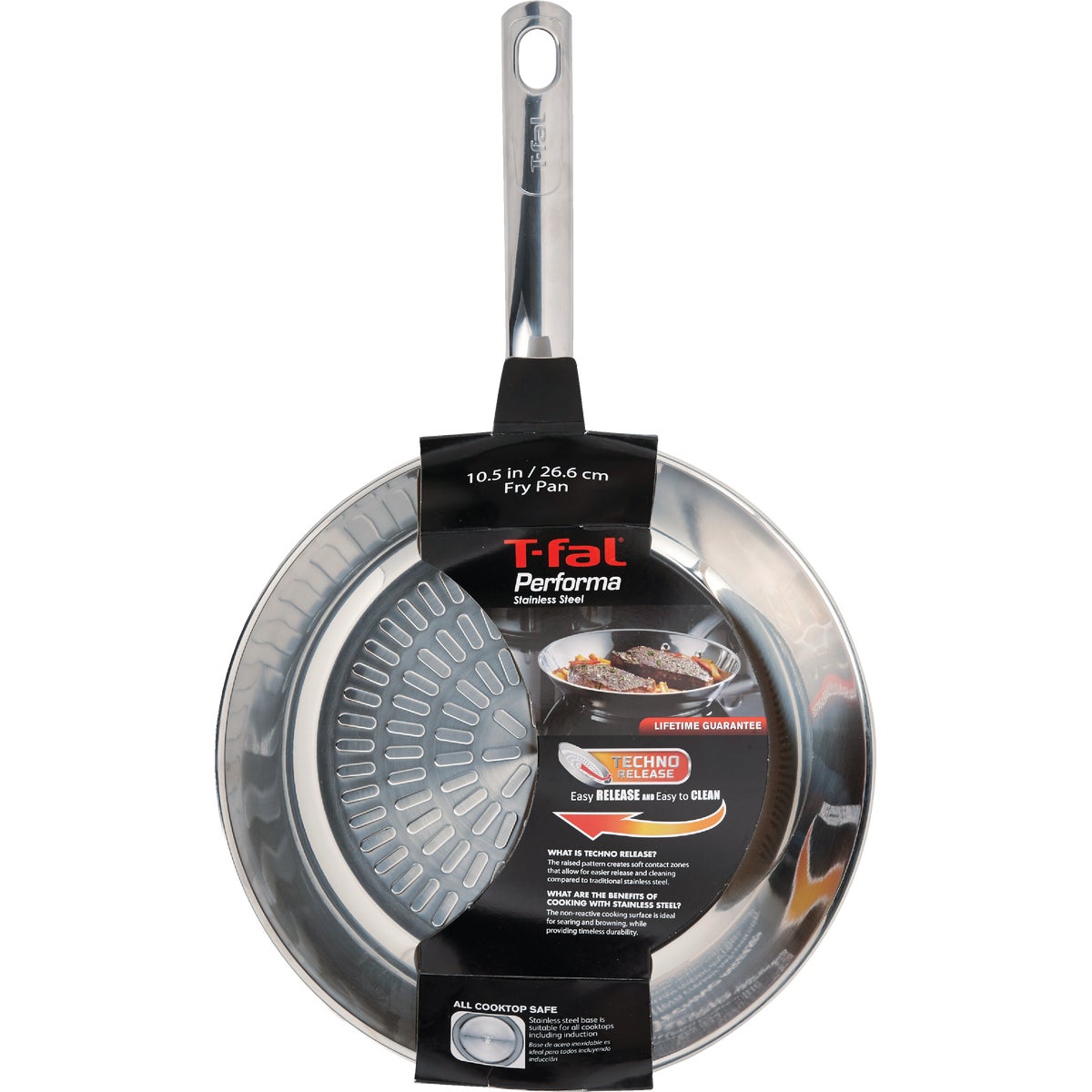 Performa 10.25 In. Stainless Steel Fry Pan Image 2
