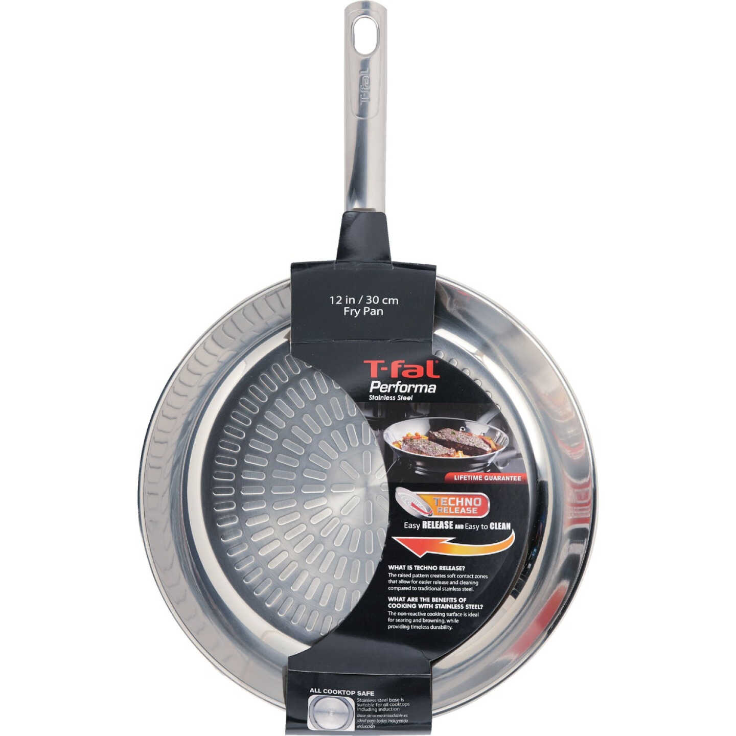 Performa 12 In. Stainless Steel Fry Pan Image 2