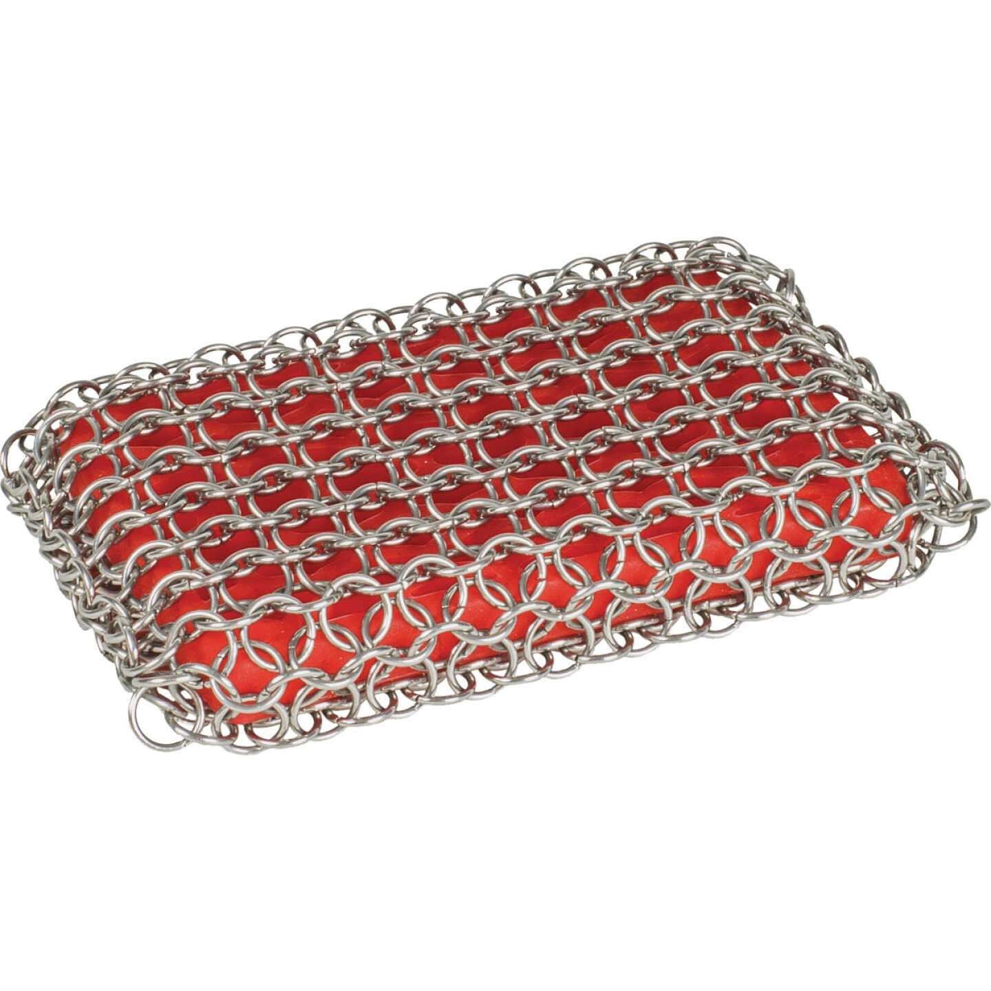Lodge Stainless Steel Chainmail Scrubber Image 1