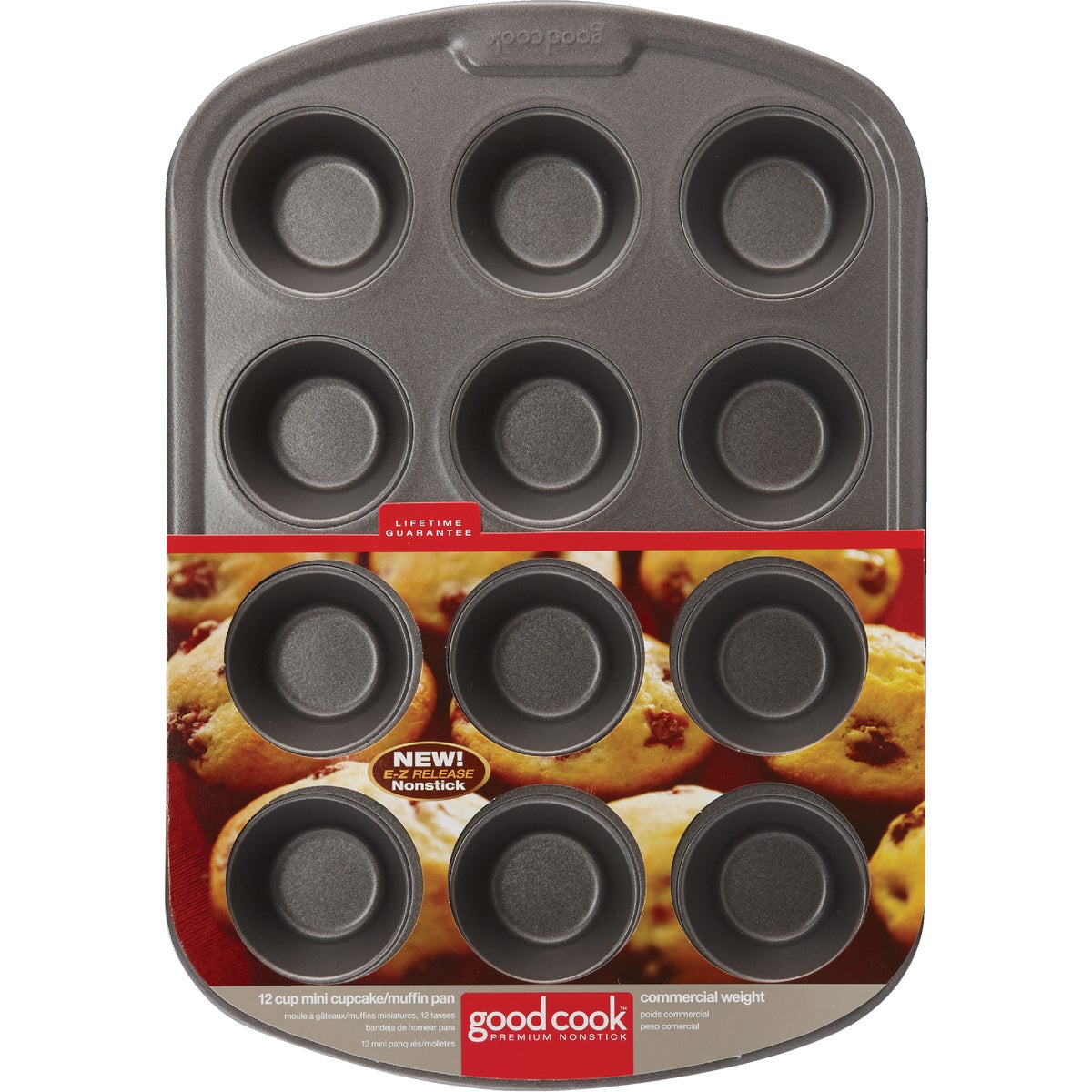 Goodcook 12-Cup Mini Non-Stick Muffin Pan Image 2