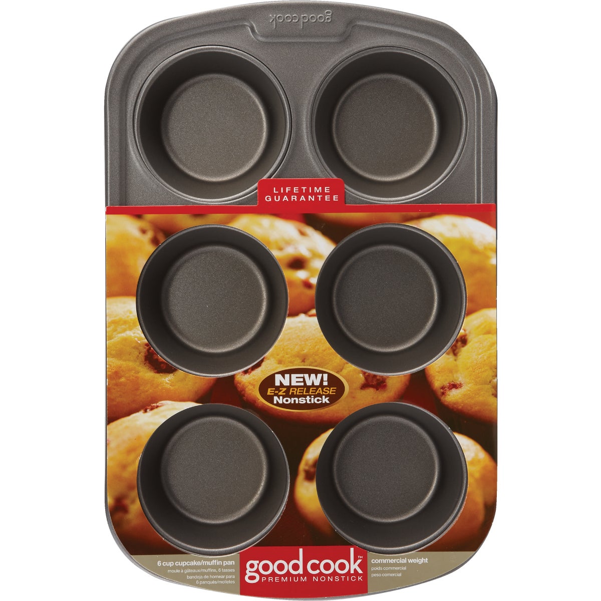 Goodcook 6-Cup Non-Stick Muffin Pan Image 2