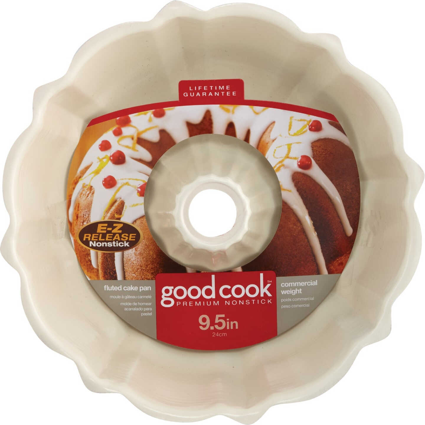 Goodcook 9-1/2 In. Dia. x 3-1/4 In. D. Fluted Non-Stick Bundt Cake Pan Image 2