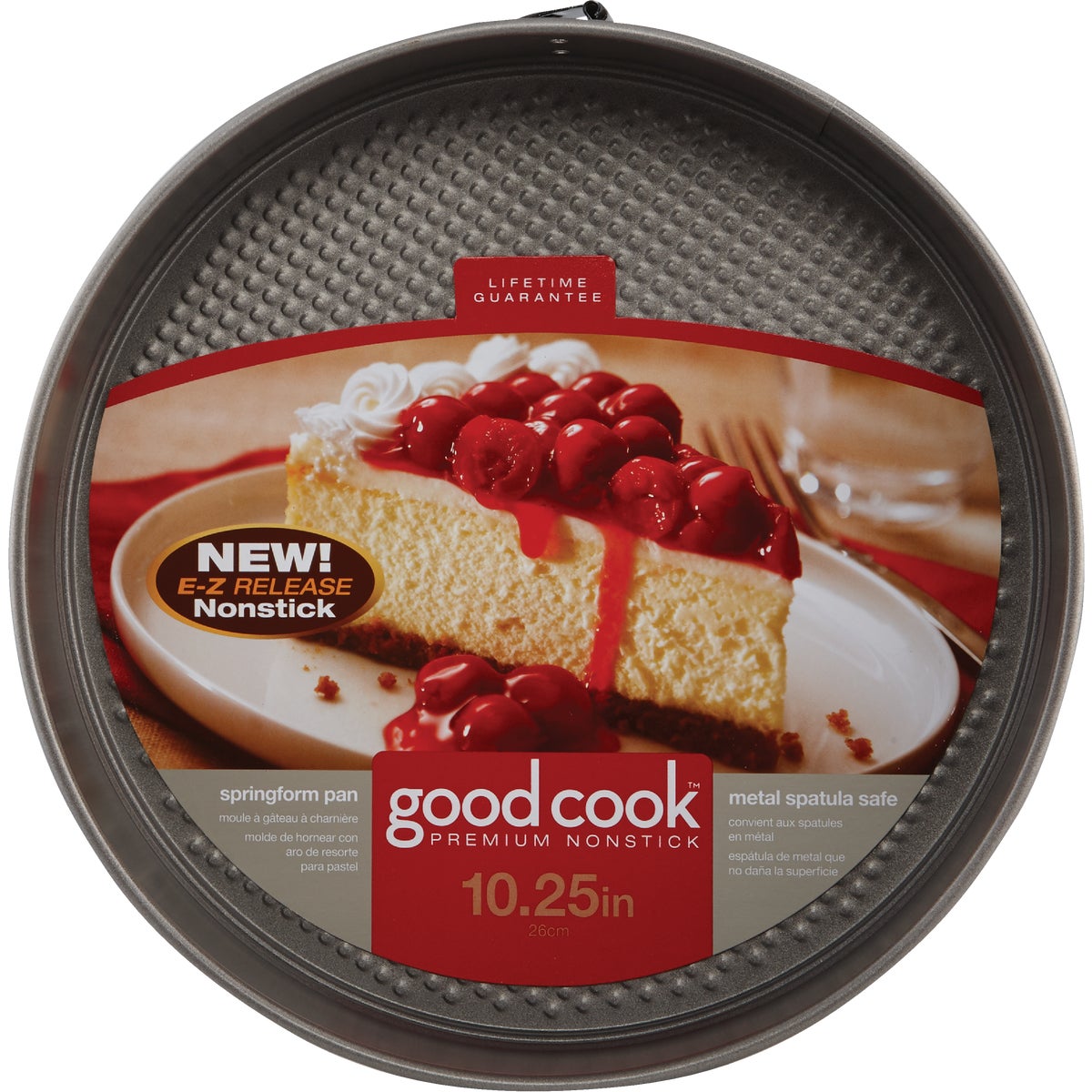 Goodcook 9 In. Dia. X 2-3/4 In. D. Non-Stick Springform Cake Pan Image 2