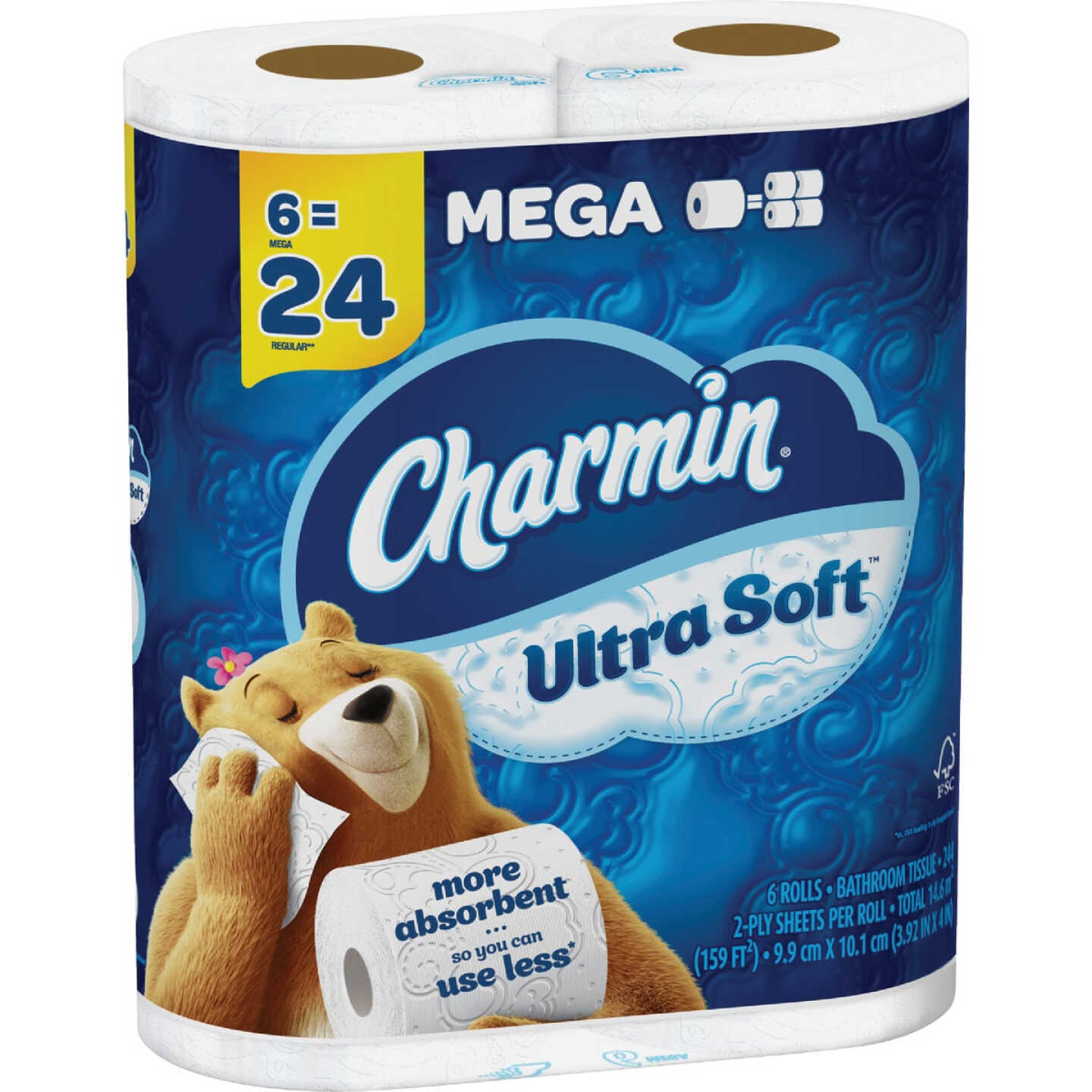 Charmin Ultra Soft Toilet Paper (6 Mega Rolls) Image 3