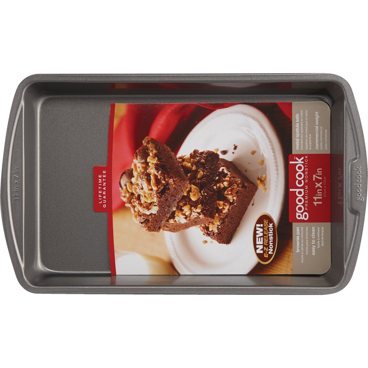 Goodcook 11 In. x 7 In. Non-Stick Biscuit & Brownie Baking Pan Image 2