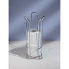 iDesign Forma Chrome Tulip Freestanding Toilet Paper Holder Image 2