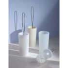 iDesign 16.5 In. Loop Toilet Bowl Brush With Caddy Image 2
