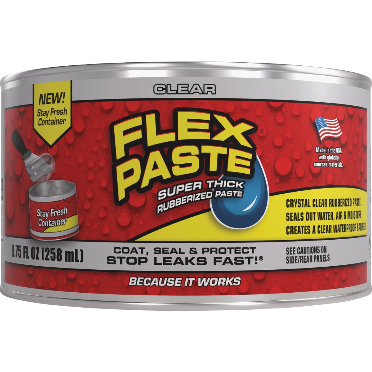 Flex Paste 1 Lb. Clear Can