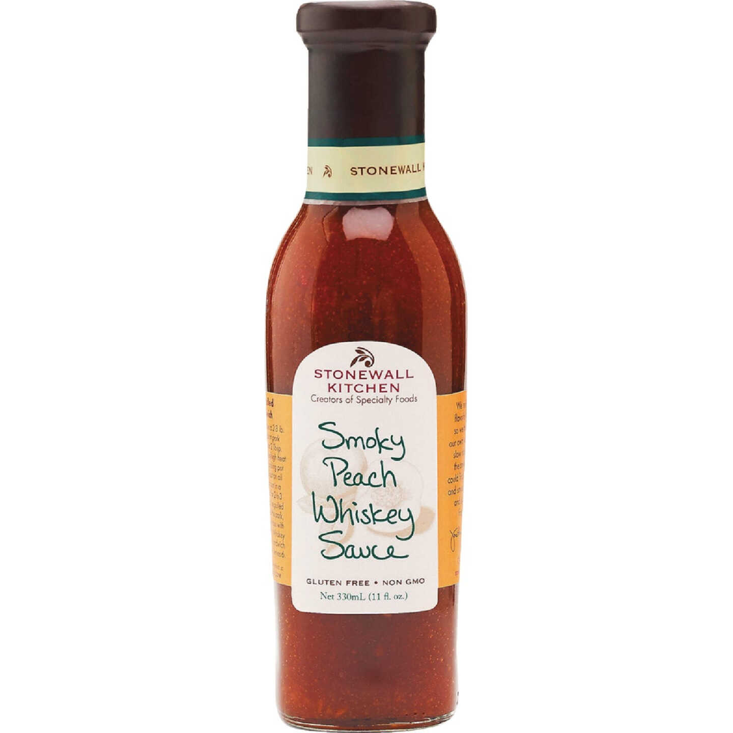 Stonewall Kitchen 11 Oz. Smoky Peach Whiskey Sauce Image 1