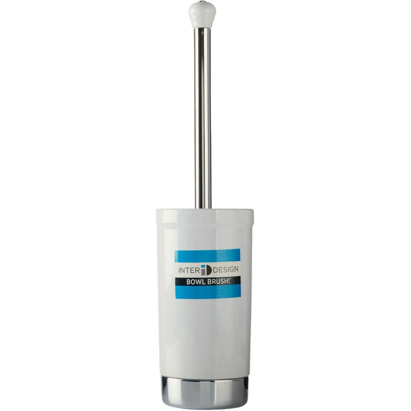 iDesign York 17.5 In. Toilet Bowl Brush With Caddy Image 3