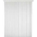 Home Impressions 66 In. x 84 In. x 3.5 In. White Vinyl Room Darkening Vertical Cordless Blind Image 1