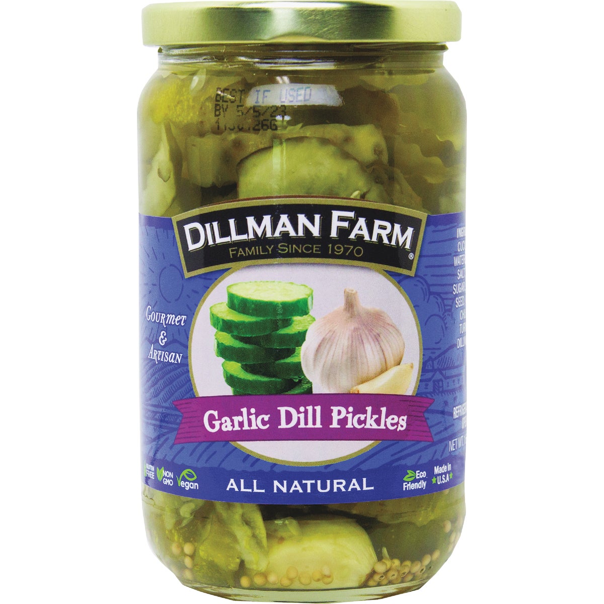 Dillman Farm Garlic Dill Pickles