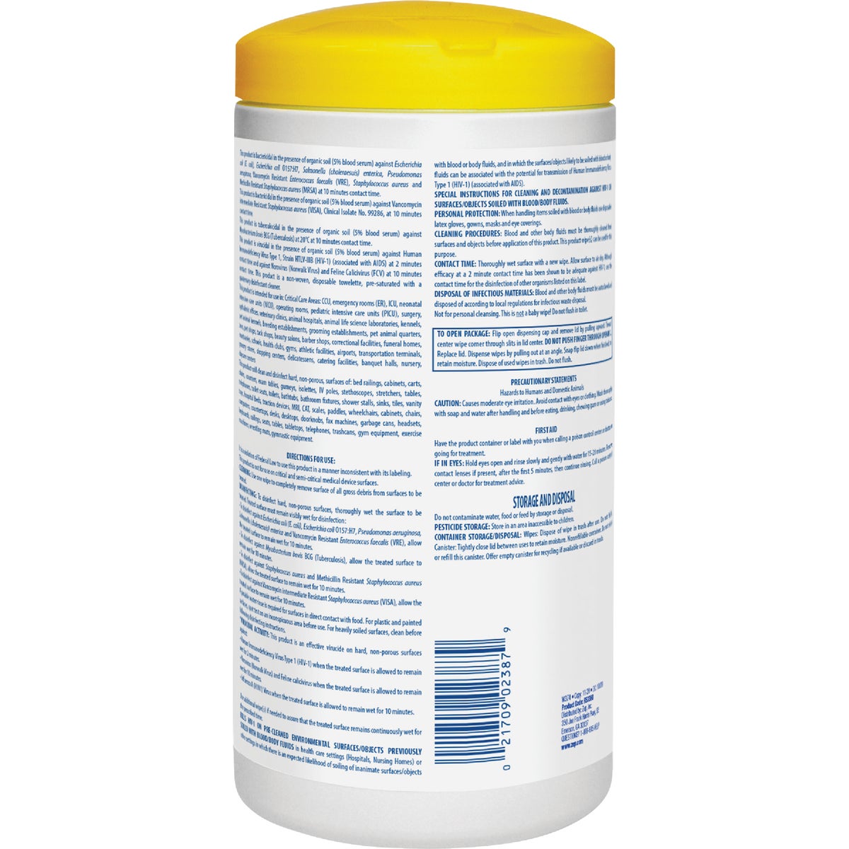 Zep Clean'ems Spirit II Disinfectant Towelettes (80-Count) Image 2