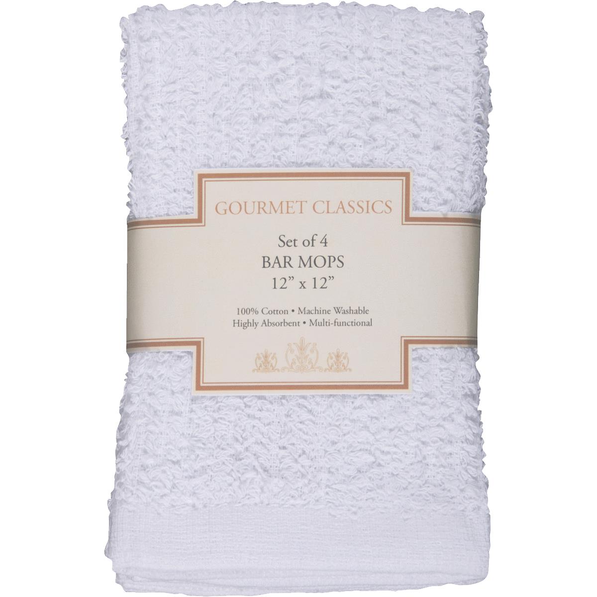 4PK TERRY DISH CLOTH SET