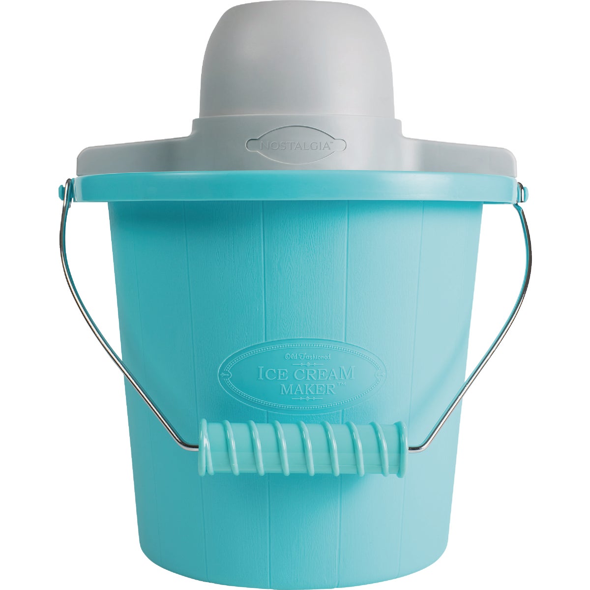 Nostalgia 4-Quart Electric Ice Cream Maker with Easy-Carry Handle