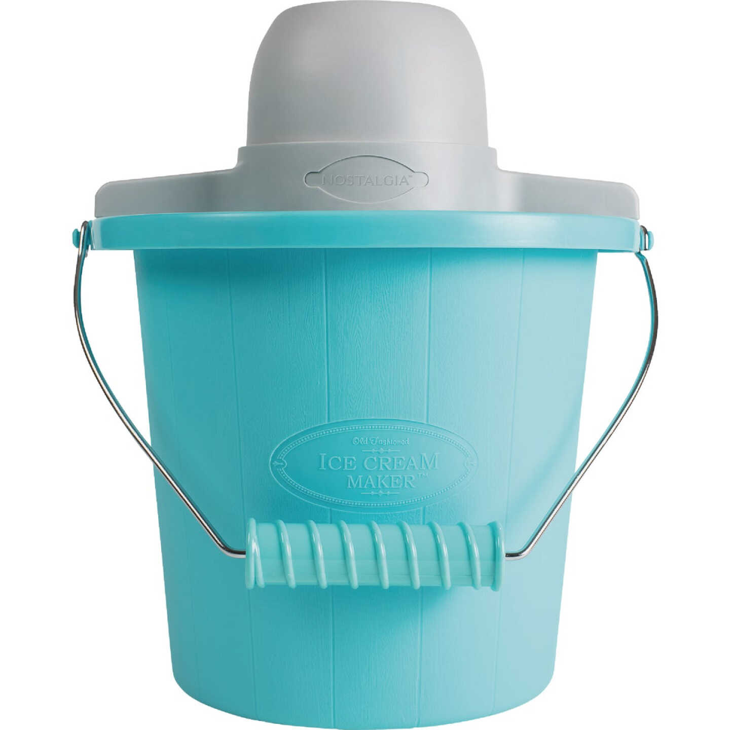 Nostalgia 4-Quart Electric Ice Cream Maker with Easy-Carry Handle Image 1