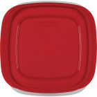 Rubbermaid EasyStore 7.81 C. Clear Square Food Storage Container with Lid Image 5