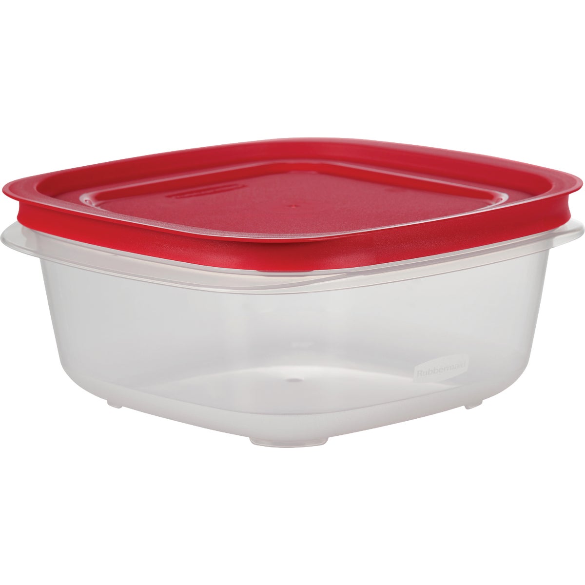 Rubbermaid EasyStore 7.81 C. Clear Square Food Storage Container with Lid Image 3