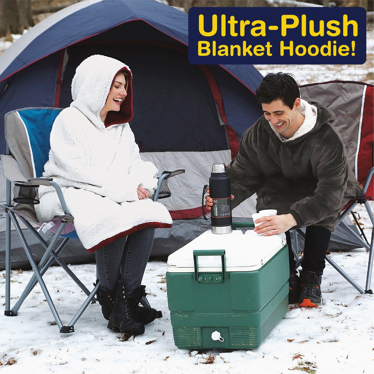 Huggle Fleece Blanket Hoodie Image 2