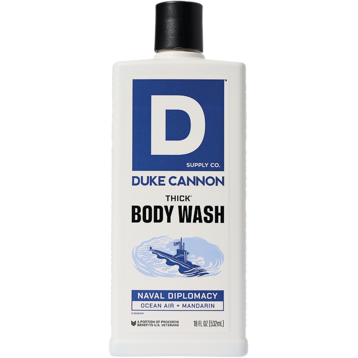 Duke Cannon 18 Oz. Naval Diplomacy Thick Liquid Shower Wash