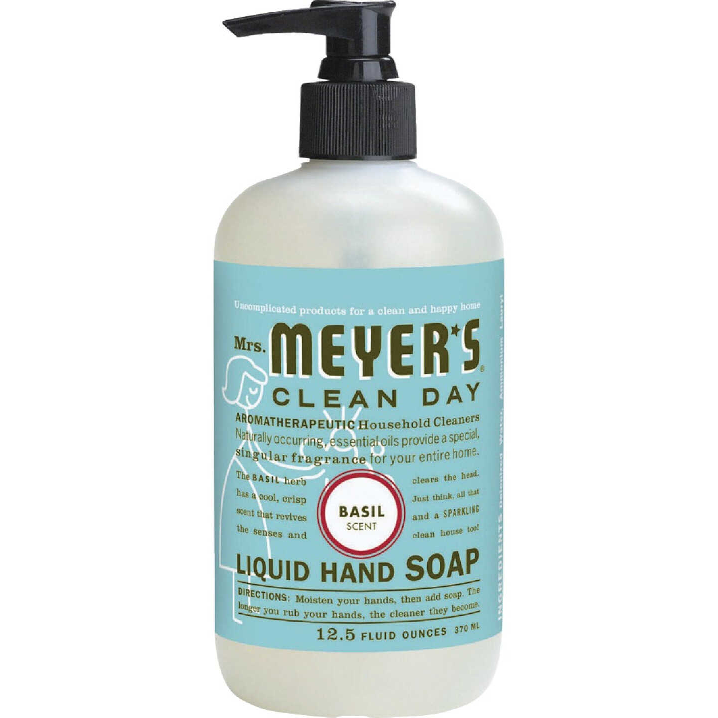 Mrs. Meyer's Clean Day 12.5 Oz. Basil Liquid Hand Soap Image 1