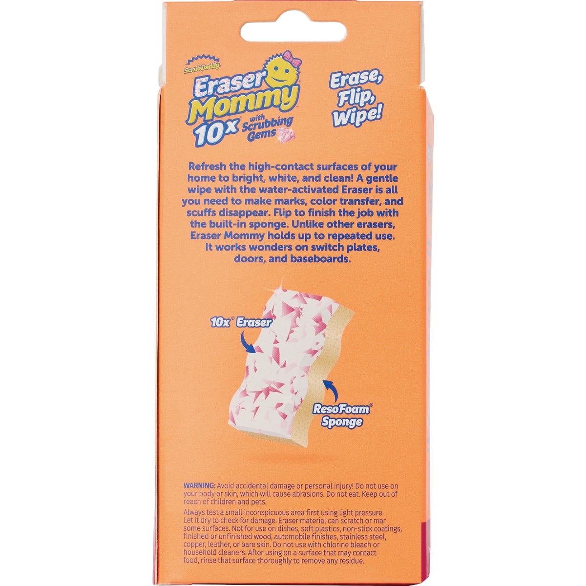Scrub Daddy Eraser Mommy 10x with Scrubbing Germs (2-Pack) Image 4