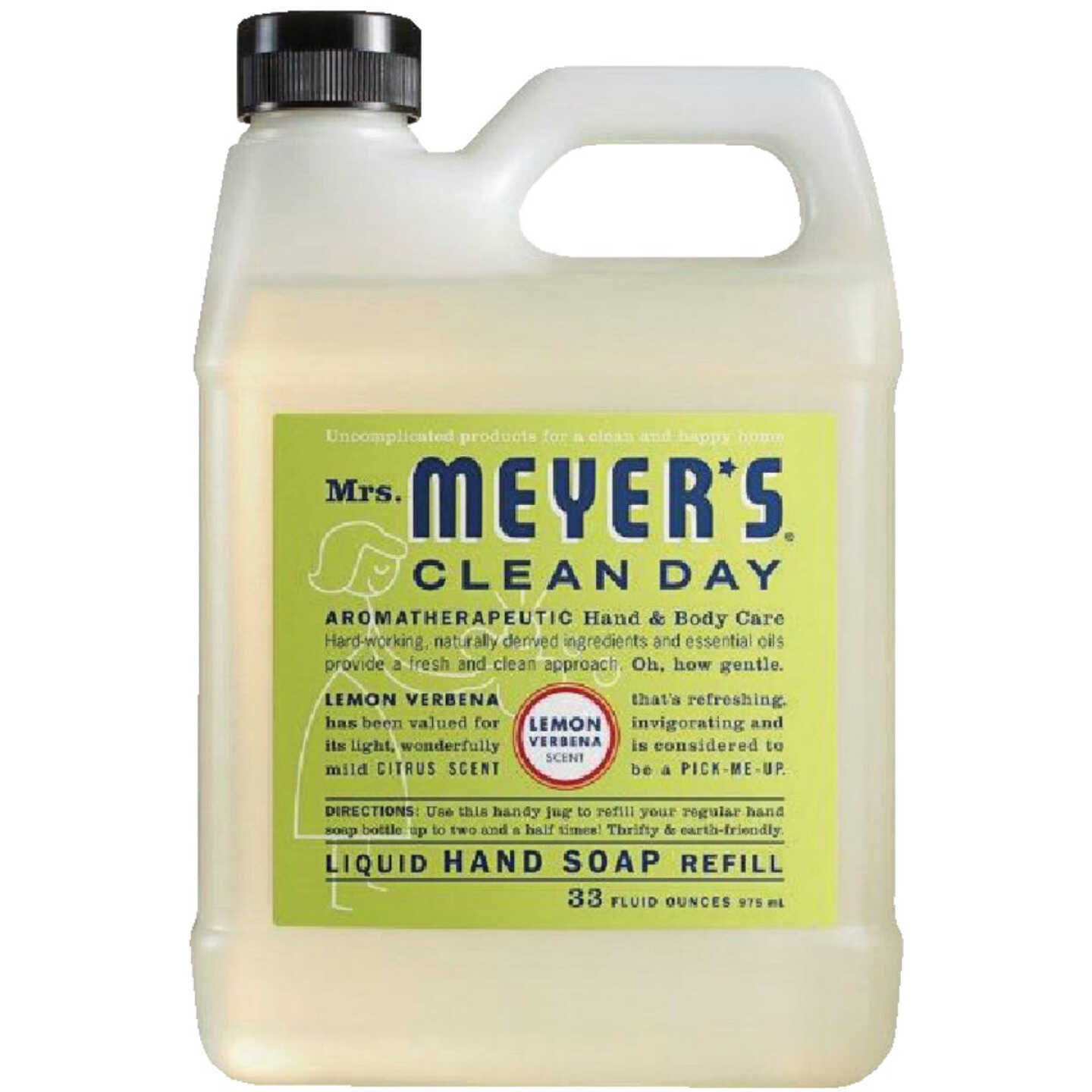 Mrs. Meyer's Clean Day 33 Oz. Lemon Verbena Liquid Hand Soap Refill Image 1