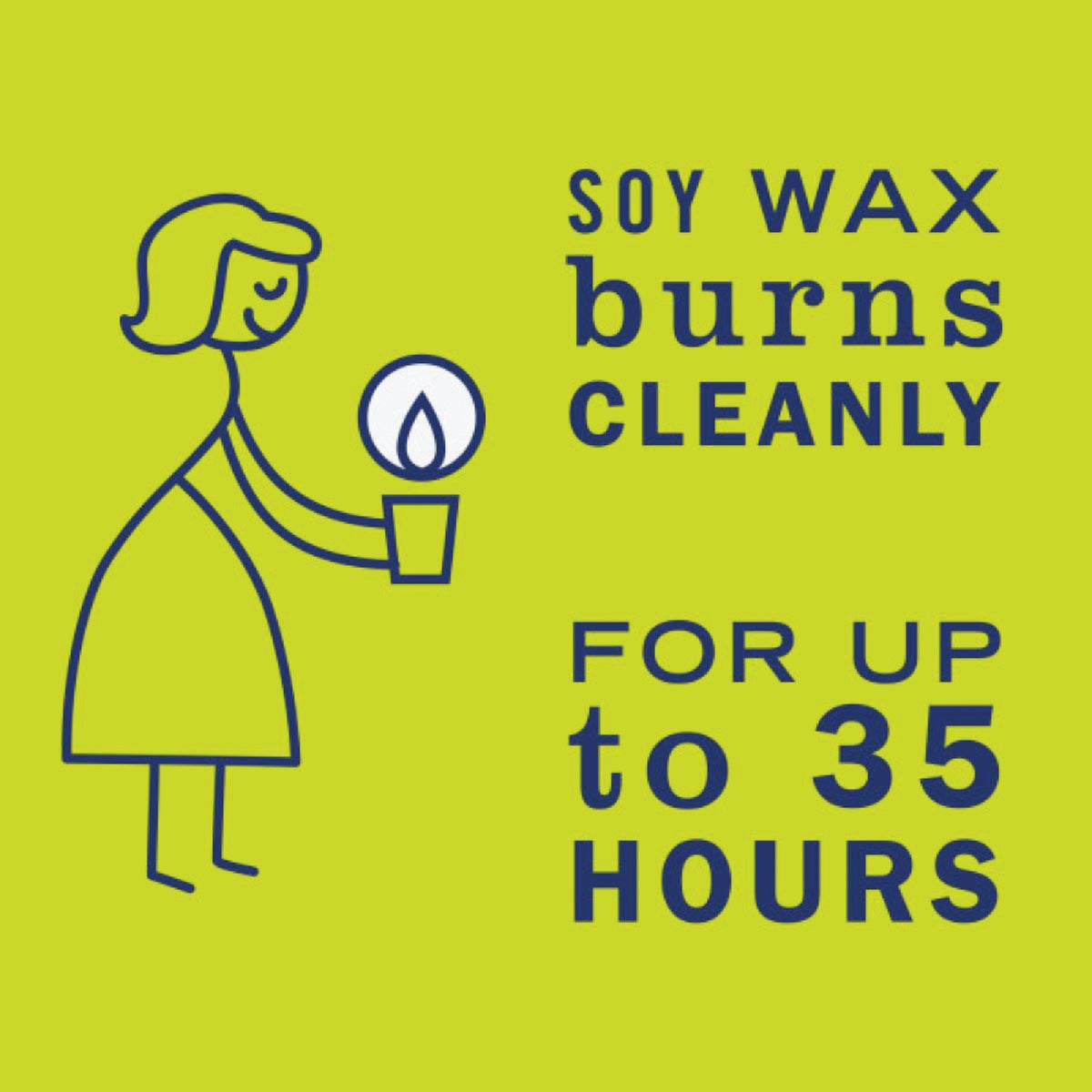 Mrs. Meyer's Clean Day 7.2 Oz. Lemon Verbena Large Soy Candle Image 4