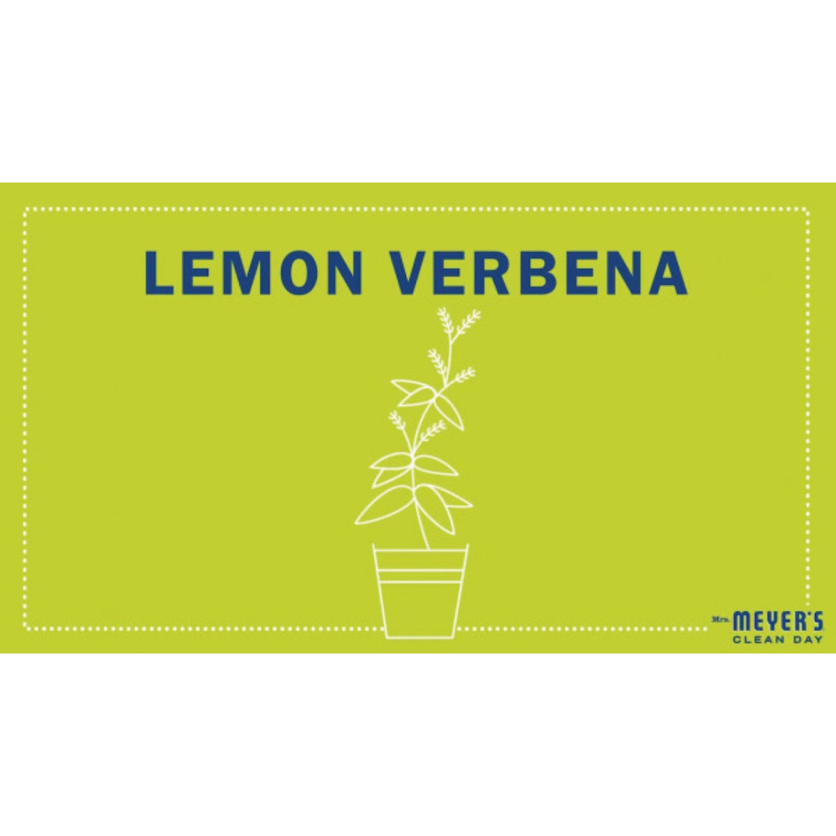 Mrs. Meyer's Clean Day 7.2 Oz. Lemon Verbena Large Soy Candle Image 2