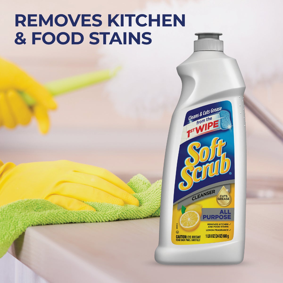 Soft Scrub 24 Oz. Lemon Cleanser Image 4