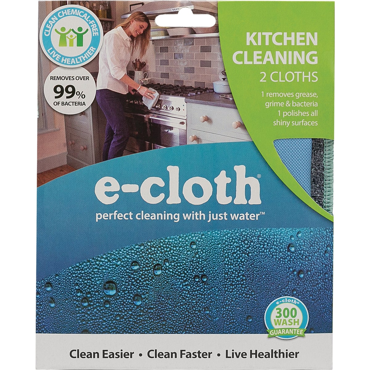 E-Cloth Kitchen Cleaning Cloth (2 Count) Image 2